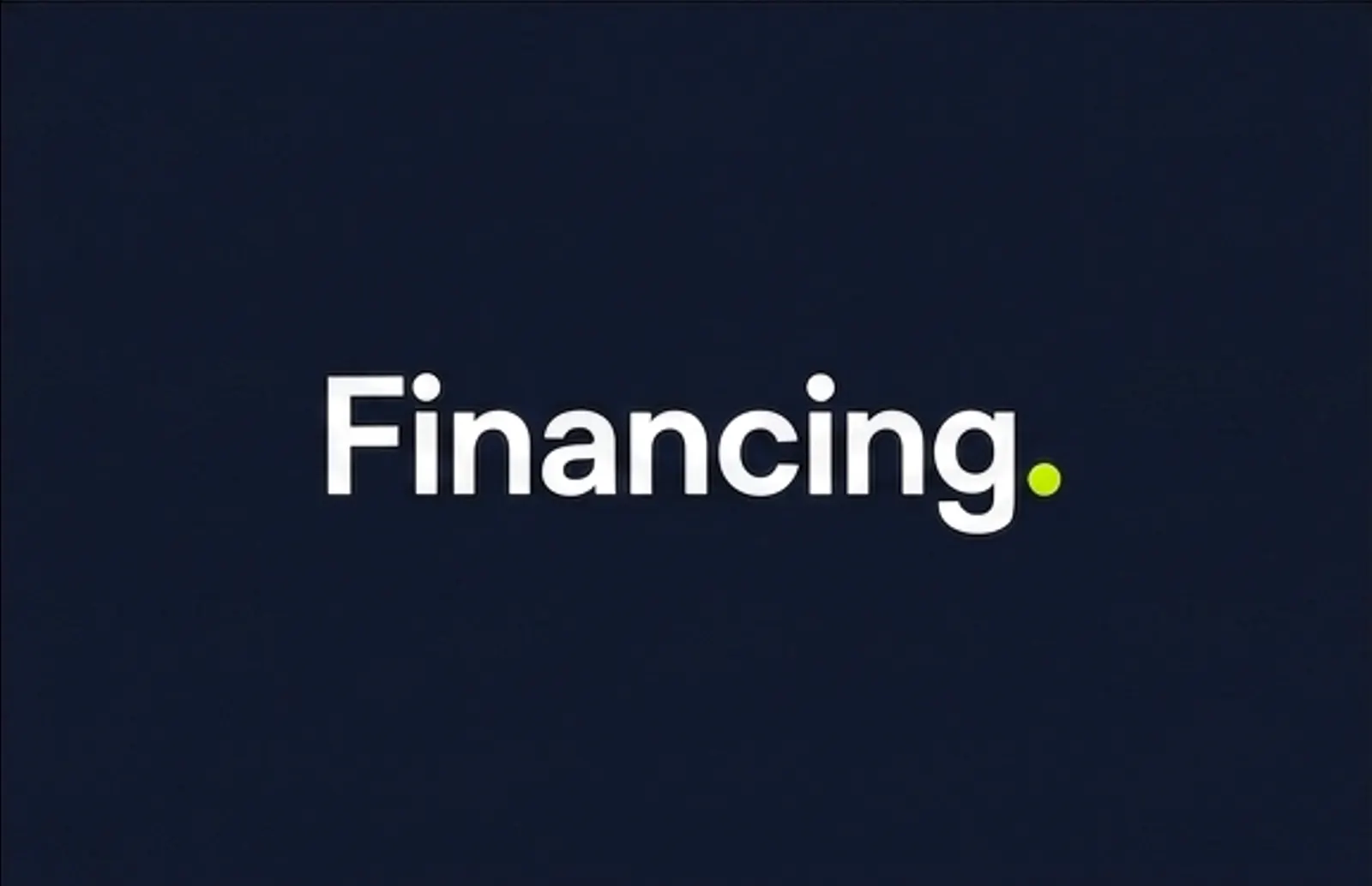 Financing cover